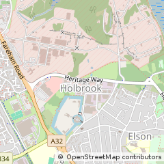 Map of Gosport, Hampshire