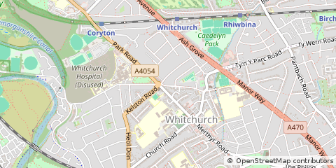 Map of Cardiff