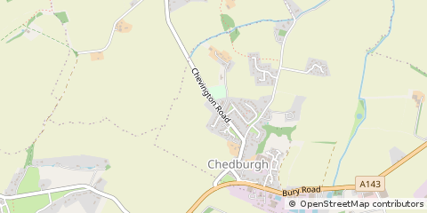 Map of Bury ST. Edmunds, Suffolk