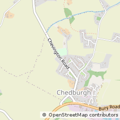 Map of Bury ST. Edmunds, Suffolk