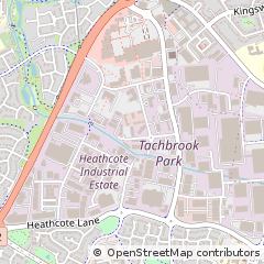 Map of Royal Leamington SPA, Warwickshire