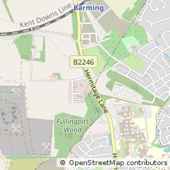 Map of Maidstone, Kent