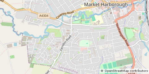 Map of Market Harborough