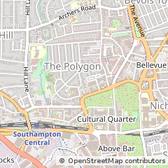 Map of Southampton