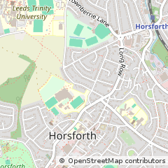 Map of Leeds, West Yorkshire