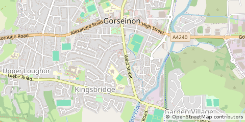 Map of Swansea