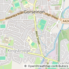 Map of Swansea