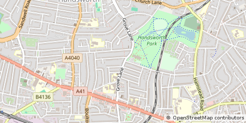 Map of Birmingham, West Midlands