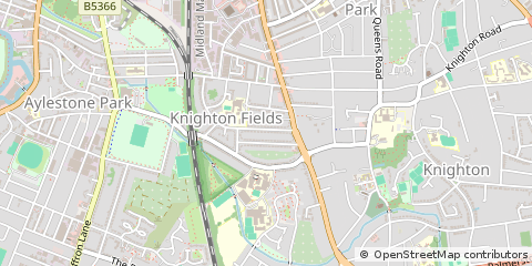 Map of Leicester