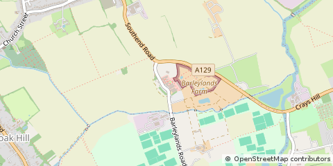 Map of Billericay, Essex