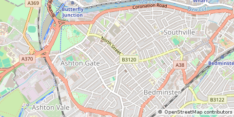 Map of Bristol, Cornwall