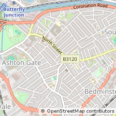 Map of Bristol, Cornwall