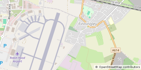 Map of Doncaster, South Yorkshire