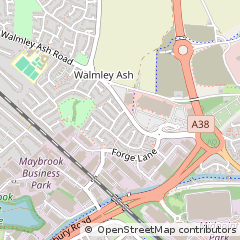Map of Sutton Coldfield, West Midlands