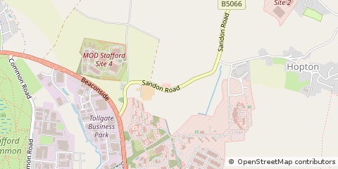 Map of Stafford