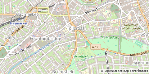 Map of Edinburgh