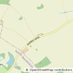Map of Nuneaton, Warwickshire