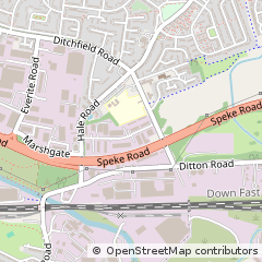 Map of Widnes, Cheshire