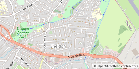 Map of Birmingham