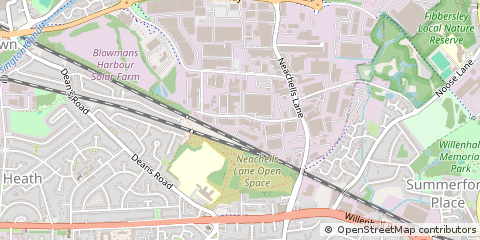 Map of Willenhall, West Midlands