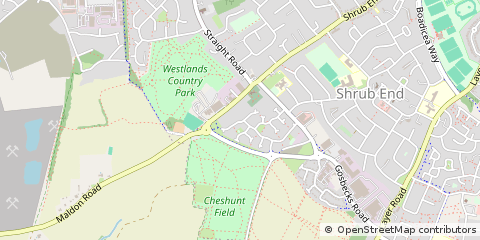 Map of Colchester