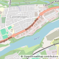 Map of Sunderland
