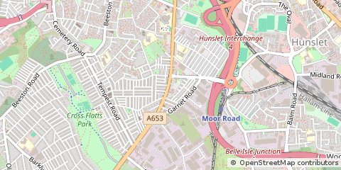 Map of Leeds
