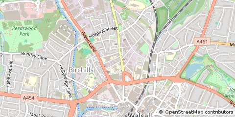 Map of Walsall