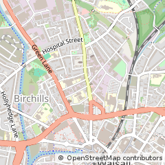 Map of Walsall