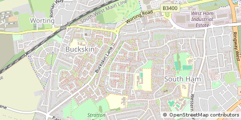 Map of Basingstoke