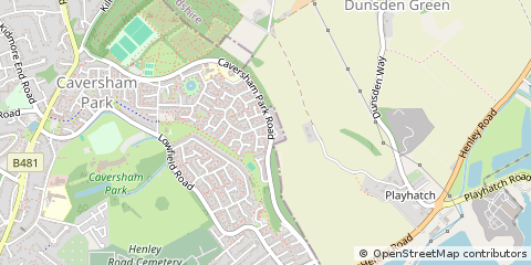 Map of Reading, Berkshire