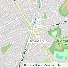 Map of Broadstone, Dorset