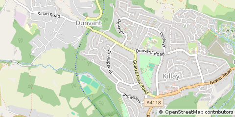 Map of Swansea