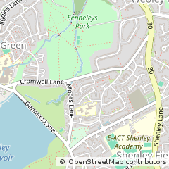Map of Birmingham, West Midlands