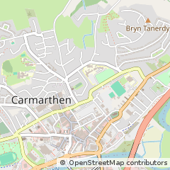 Map of Carmarthen