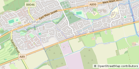 Map of Broxburn
