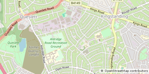 Map of Birmingham, West Midlands