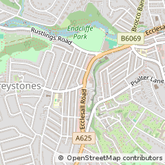 Map of Sheffield