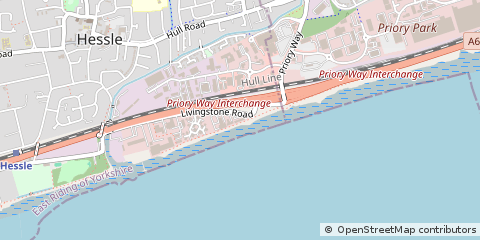 Map of Hessle, East Riding of Yorkshire