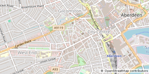 Map of Aberdeen