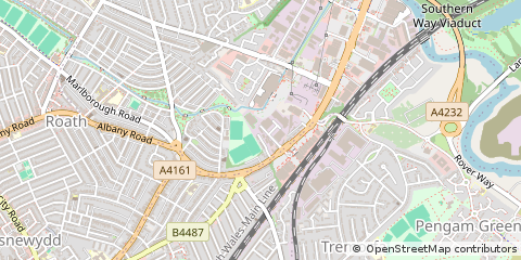 Map of Cardiff