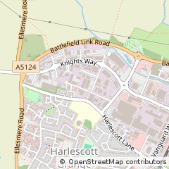 Map of Shrewsbury