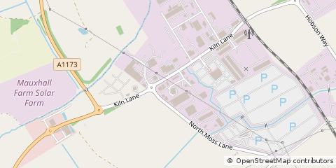 Map of Stallingborough, N E Lincolnshire