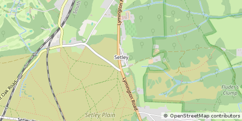 Map of Brockenhurst