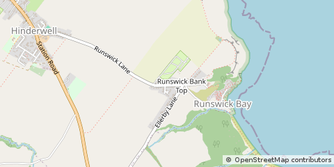 Map of Saltburn-by-the-SEA