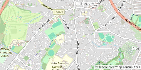 Map of Derby