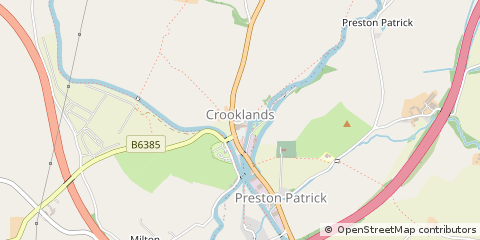 Map of Milnthorpe, Cumbria