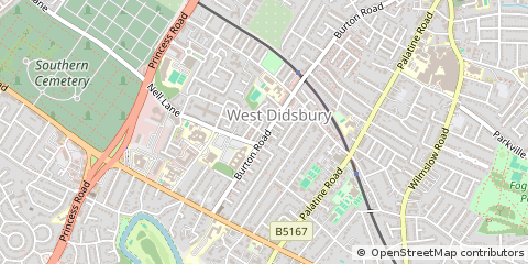 Map of Manchester