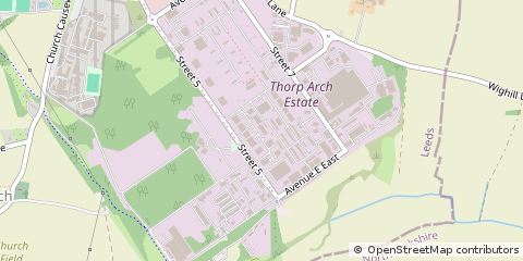 Map of Wetherby, West Yorkshire