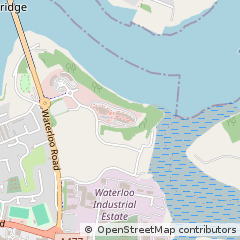Map of Pembroke Dock, Pembrokeshire